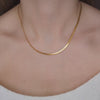 slinky herringbone chain necklace