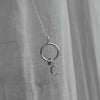 carrie elizabeth sterling silver birthstone stacker