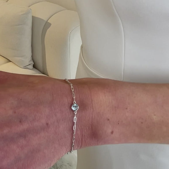 Lucky Something Blue Topaz Bracelet