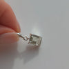 Green Amethyst birthstone pendant