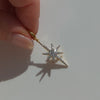 Diamond Gold star pendant Carrie Elizabeth