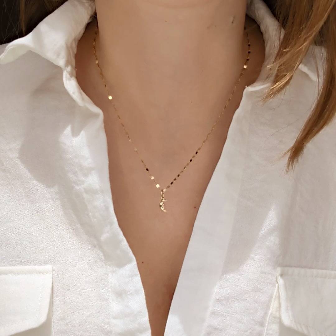 Treasured Moon Charm