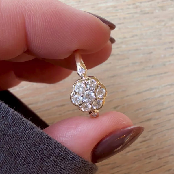 Blythe Vintage Diamond Flower Ring