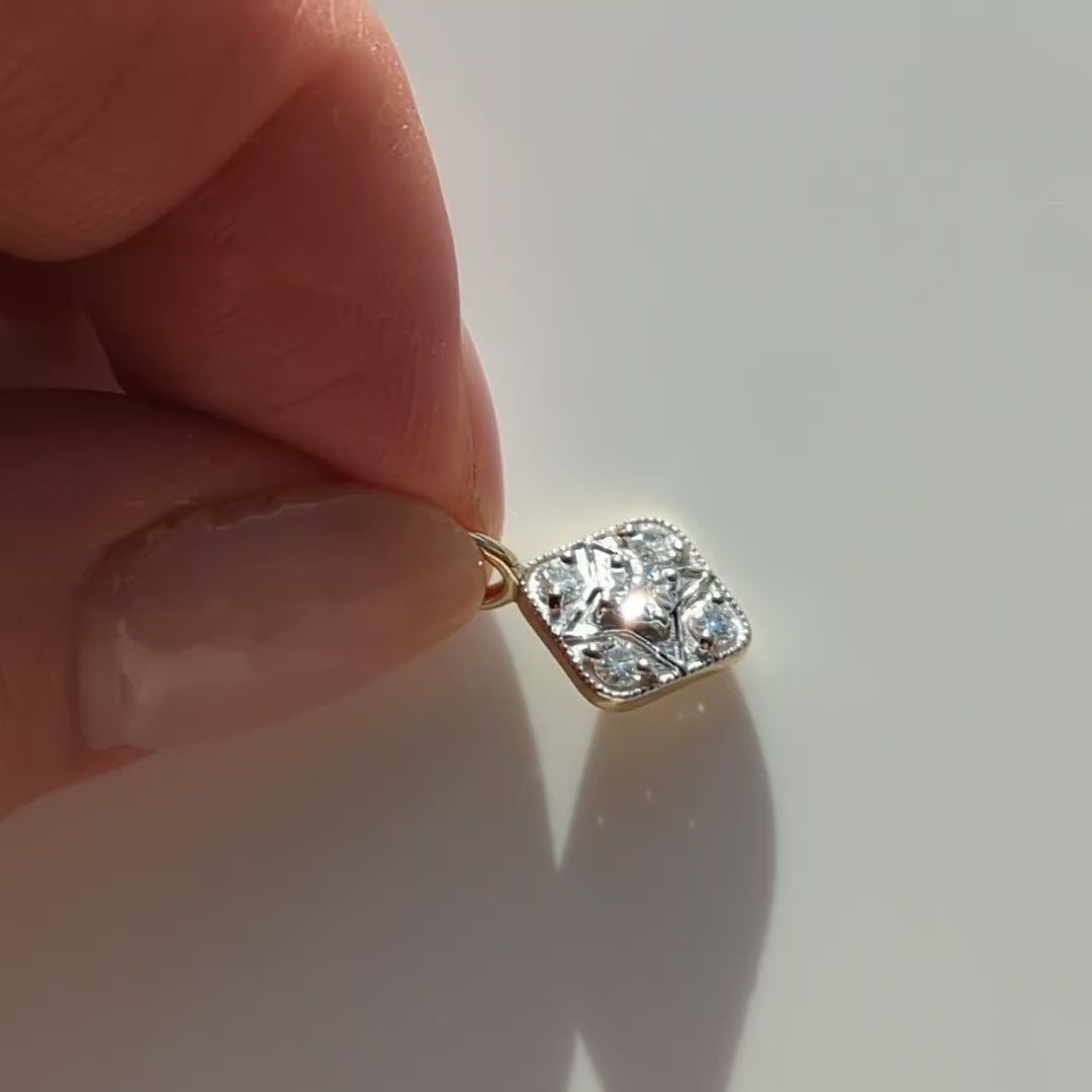 carrie elizabeth 9k diamond charm