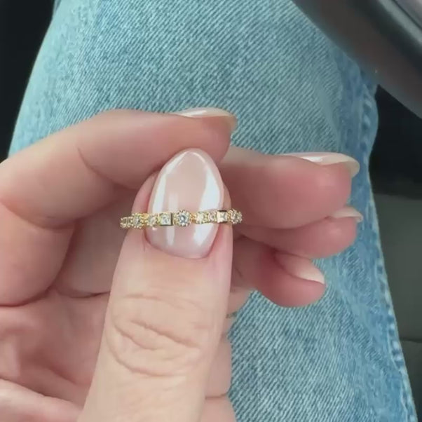 Diamond Constellation Eternity Ring