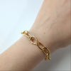 gold chunky bracelet