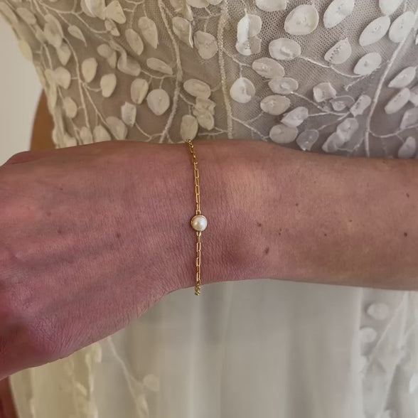 Can't Say I Do Without You Pearl Bracelet