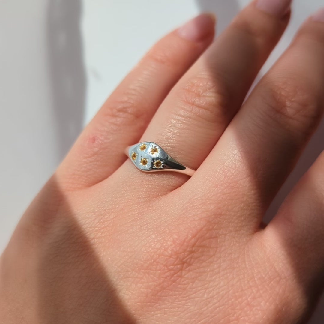 Zoe Sugg Intentions Ring in Sterling Silver