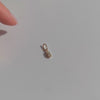 diamond peas in a pod charm in gold