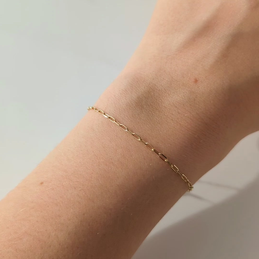 Treasured Paperclip Bracelet