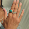 carrie elizabeth azurite ring