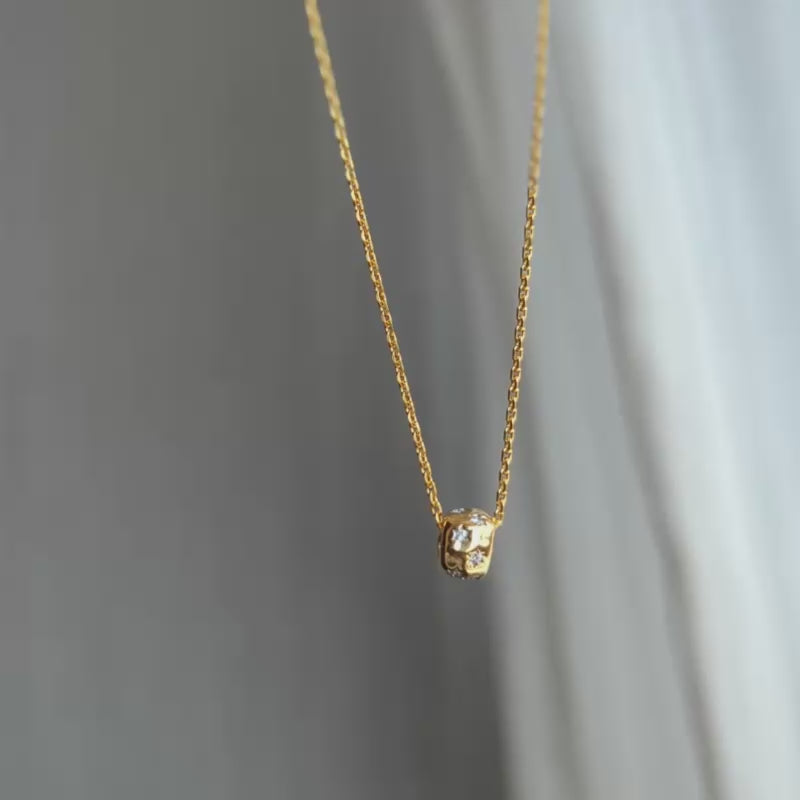gold stacker charm