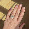 Carrie Elizabeth Silver cocktail ring