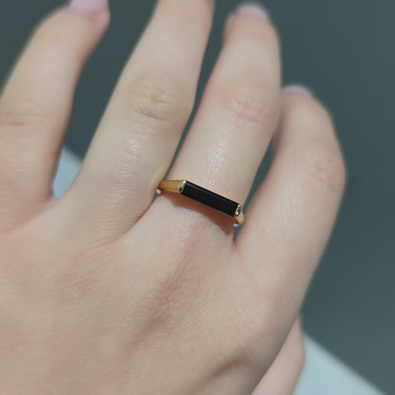 Anita Rani Shakti Black Onyx Harmony Ring