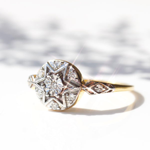 Stunning gold vermeil rings crafted by Carrie Elizabeth Jewellery 