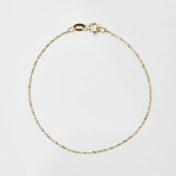 Treasured Dainty Singapore Chain Bracelet