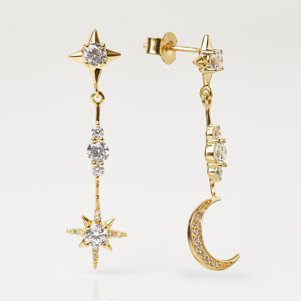 [Golden dew] 韓国☆18K Gold☆Benoit 2 Earring Golden dew] 韓国☆18K Gold☆Benoit 2 Earring