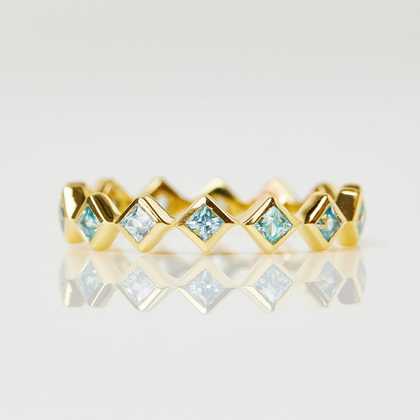 March birthstone ring