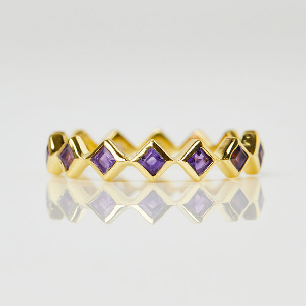 February birthstone ring