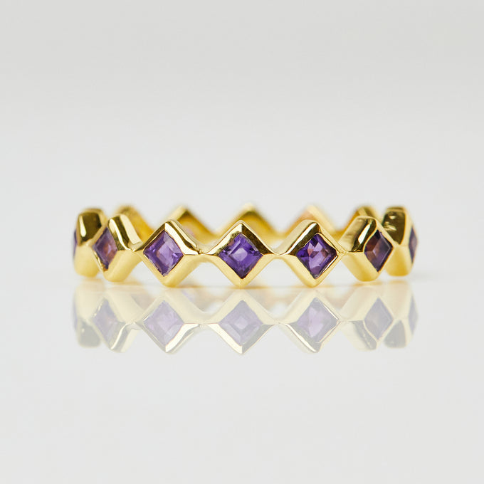 February birthstone ring