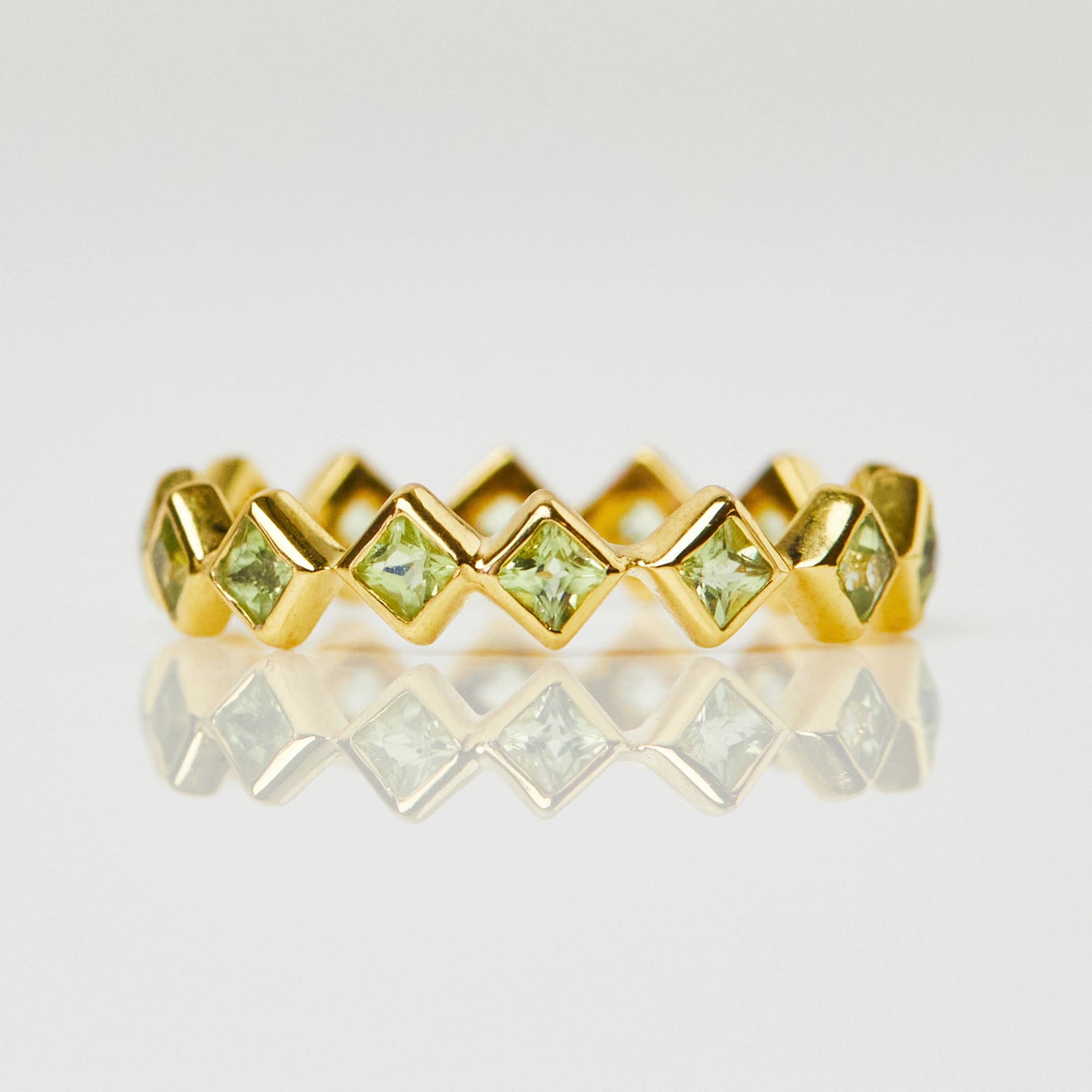 August birthstone ring