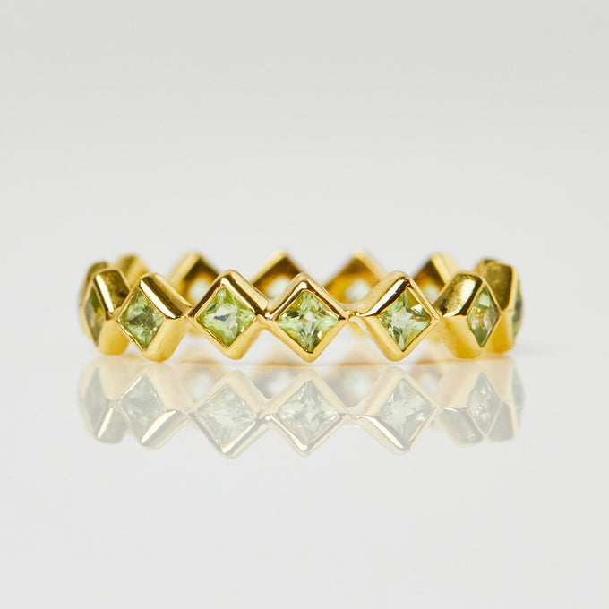 August birthstone ring