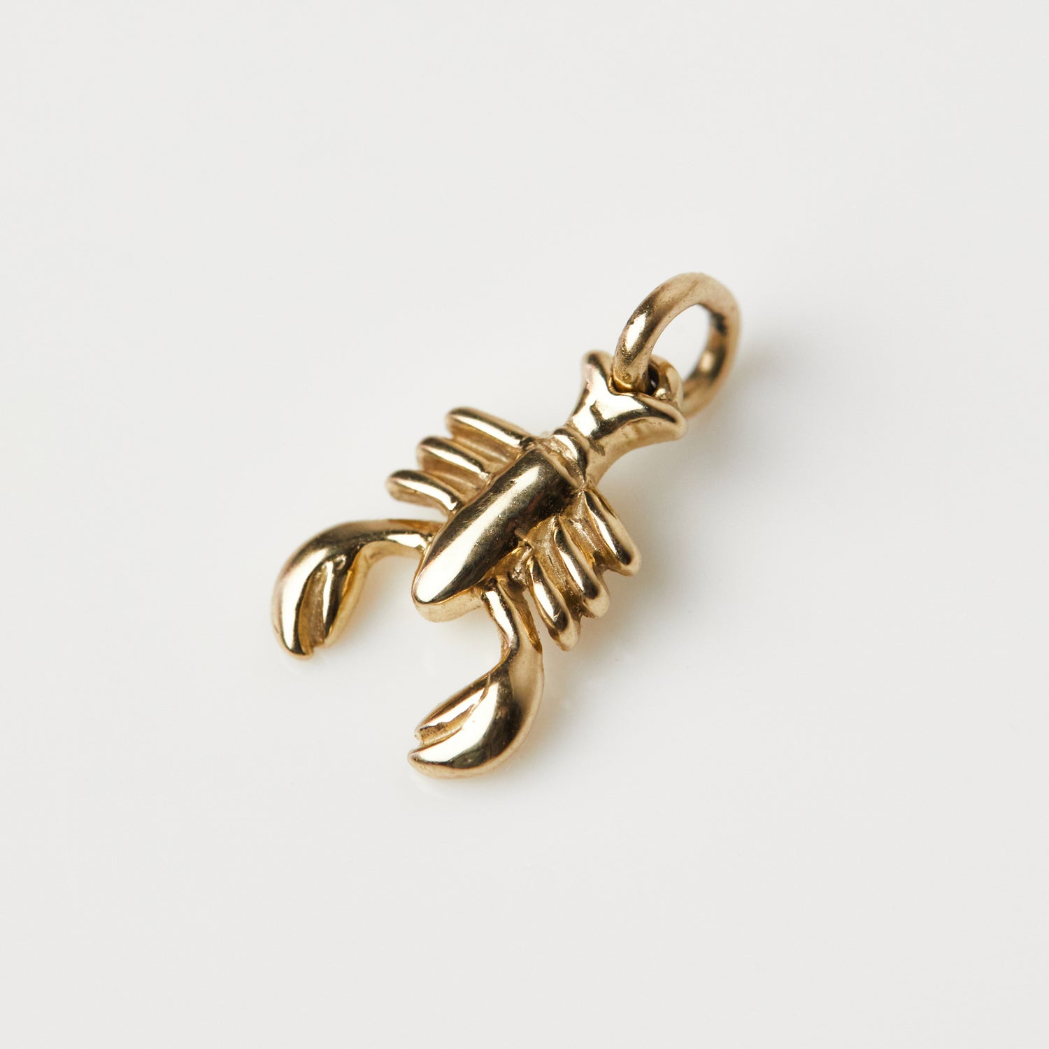 Carrie Elizabeth Solid 9k Gold Lobster Charm 