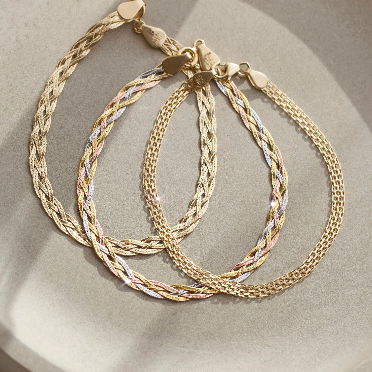 Carrie Elizabeth Bismark 9k Solid Gold Bracelet