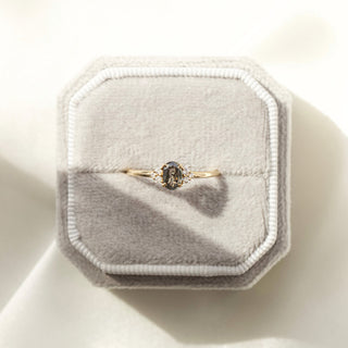 Imogen Salt & Pepper Diamond Ring