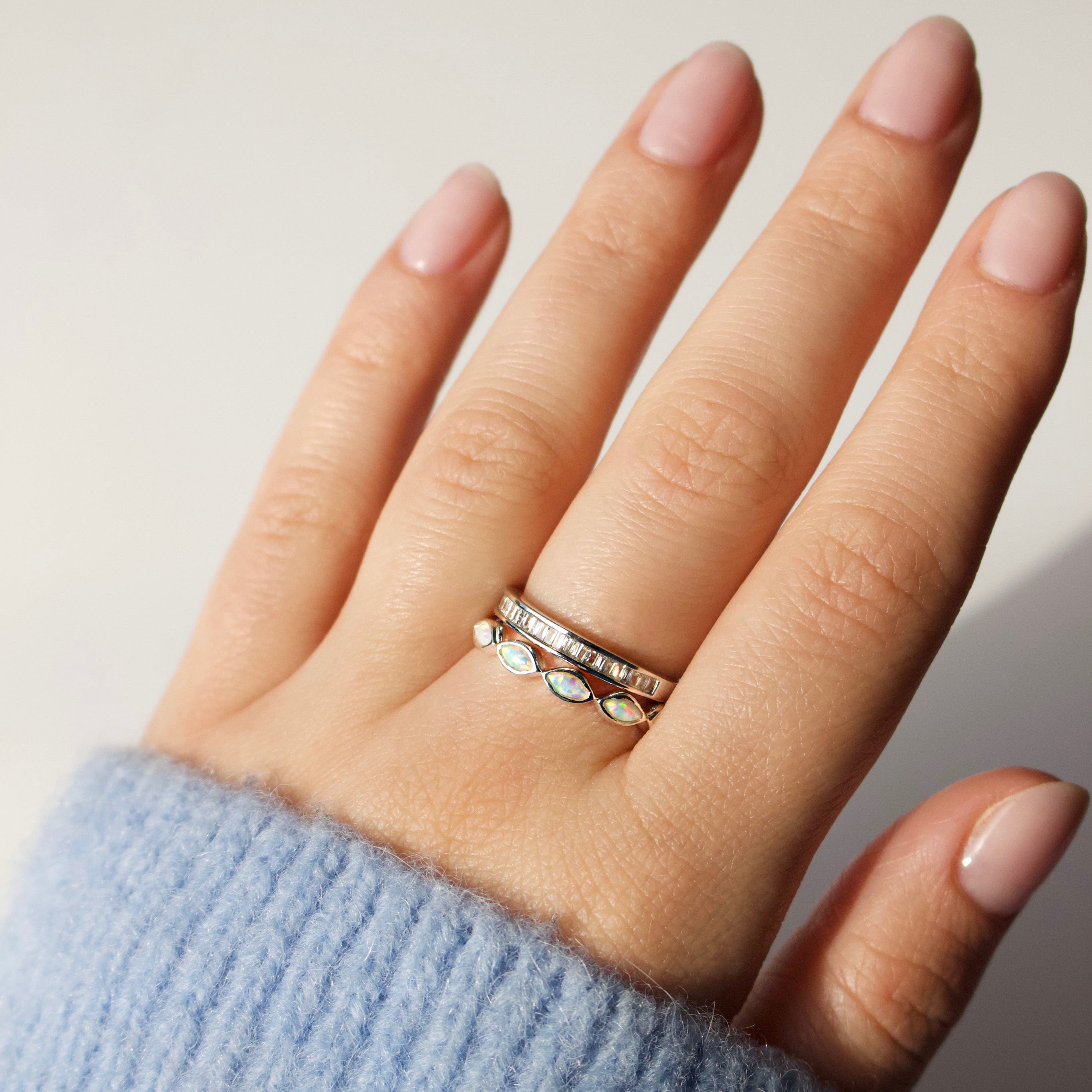 Baguette cut deals diamond ring