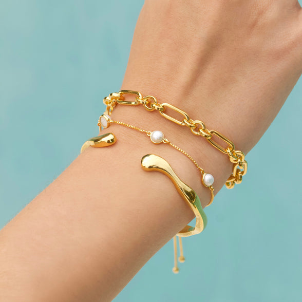 Dainty Semi Precious Birthstone Bracelet