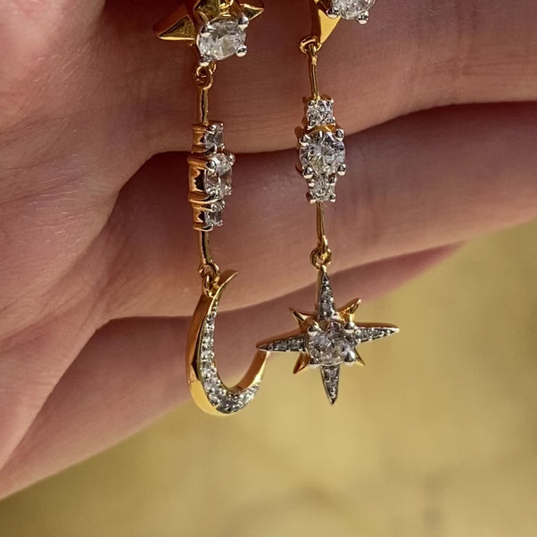 Constellation Drop Earrings