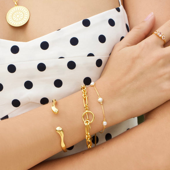 Dainty Semi Precious Birthstone Bracelet