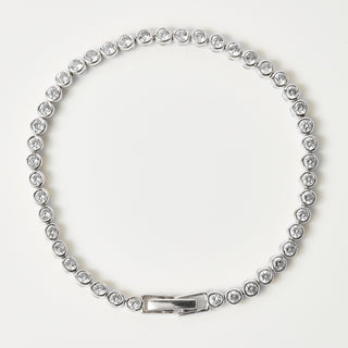 CZ Tennis Bracelet In Sterling Silver - Bracelet - Carrie Elizabeth