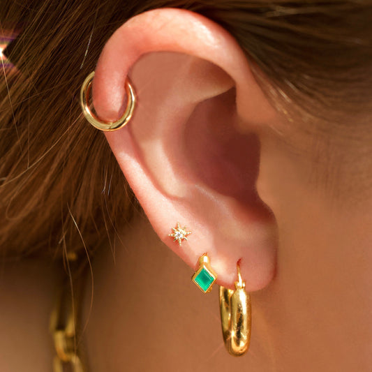 Beautiful semi-precious gemstone earrings crafted by Carrie Elizabeth Jewellery 