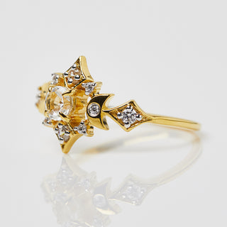 Carrie Elizabeth Celestial Vintage Star Ring