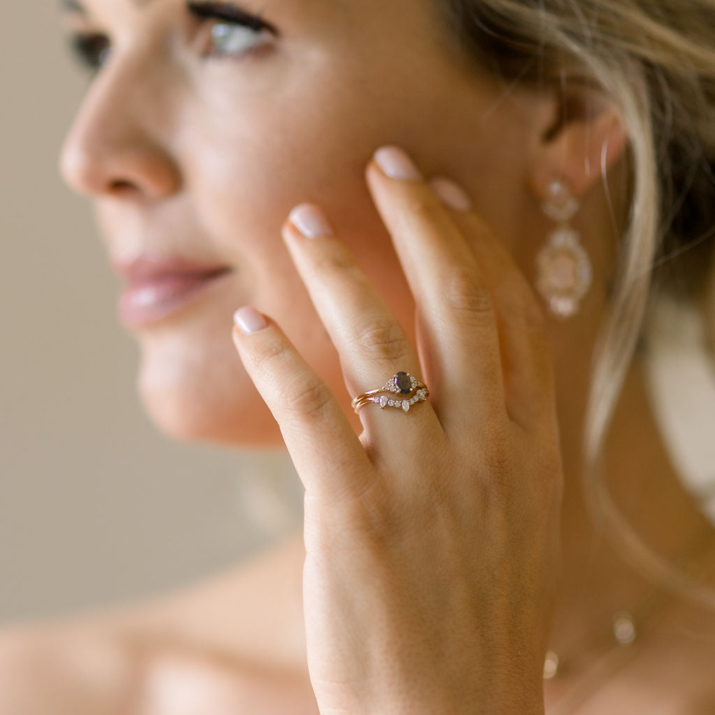 Imogen Salt & Pepper Diamond Ring