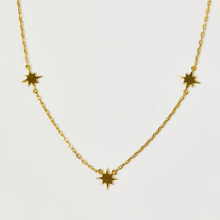 Constellation Star Necklace In Gold Vermeil - NECKLACE - Carrie Elizabeth