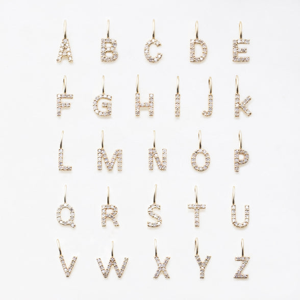 Diamond Initial Charm