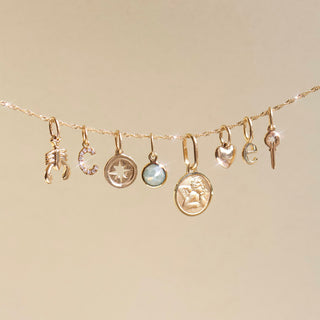 Carrie Elizabeth Solid 9k Gold Charms 