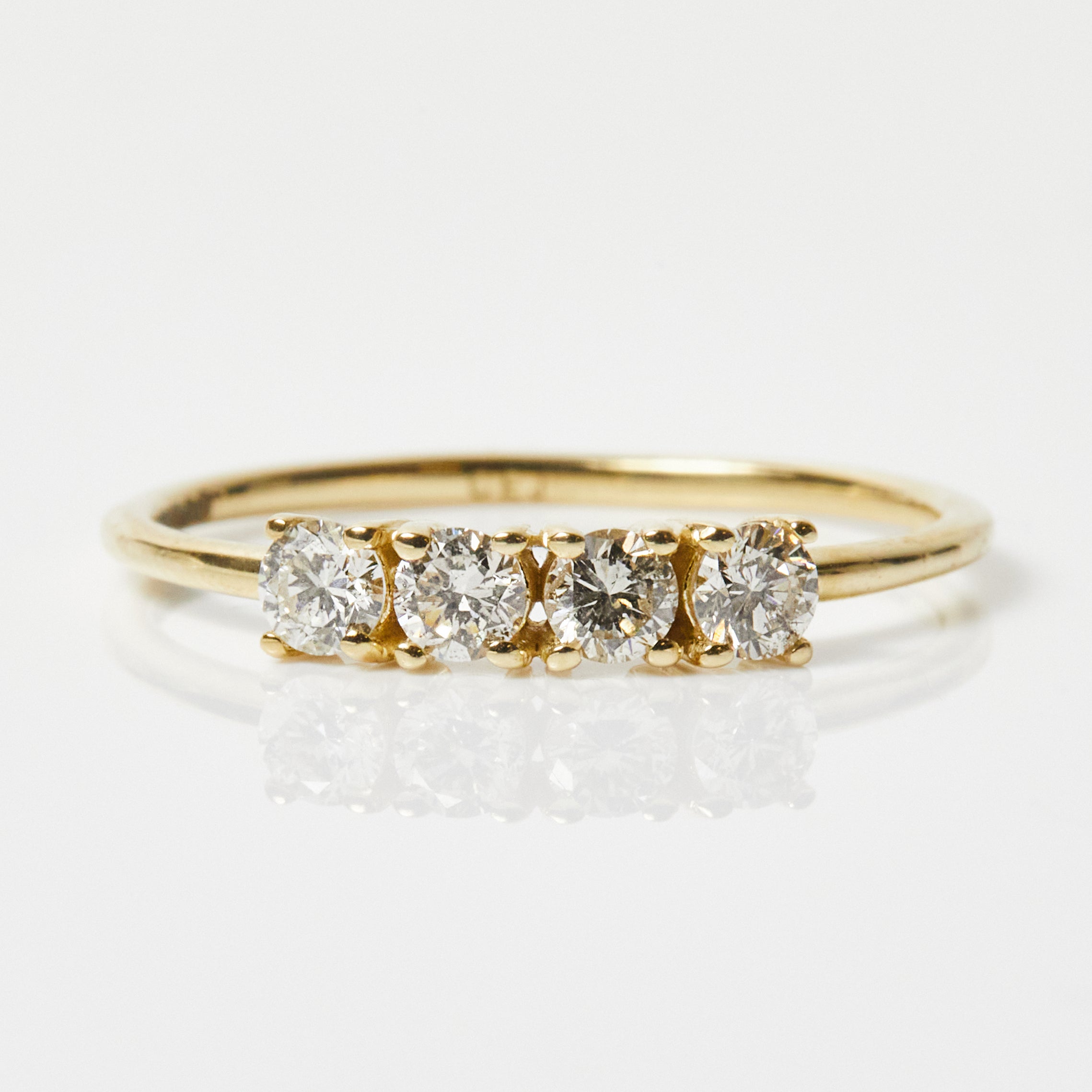Full Cut Diamond Ring – Carrie Elizabeth - Main Image