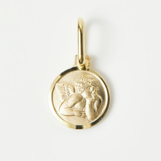Guardian Angel Pendant in 9k Solid Gold - Necklace - Carrie Elizabeth