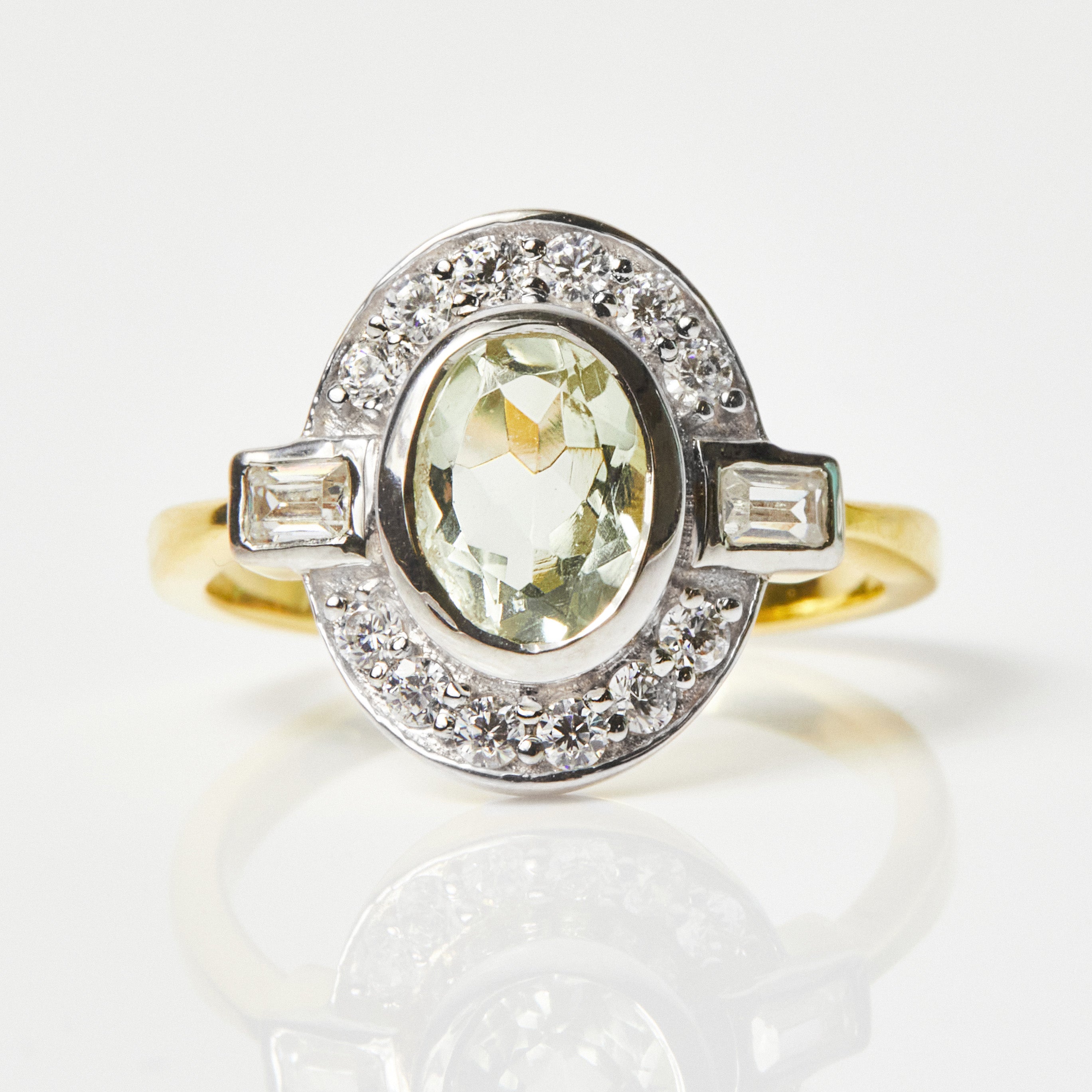 Isabel Green Amethyst Ring