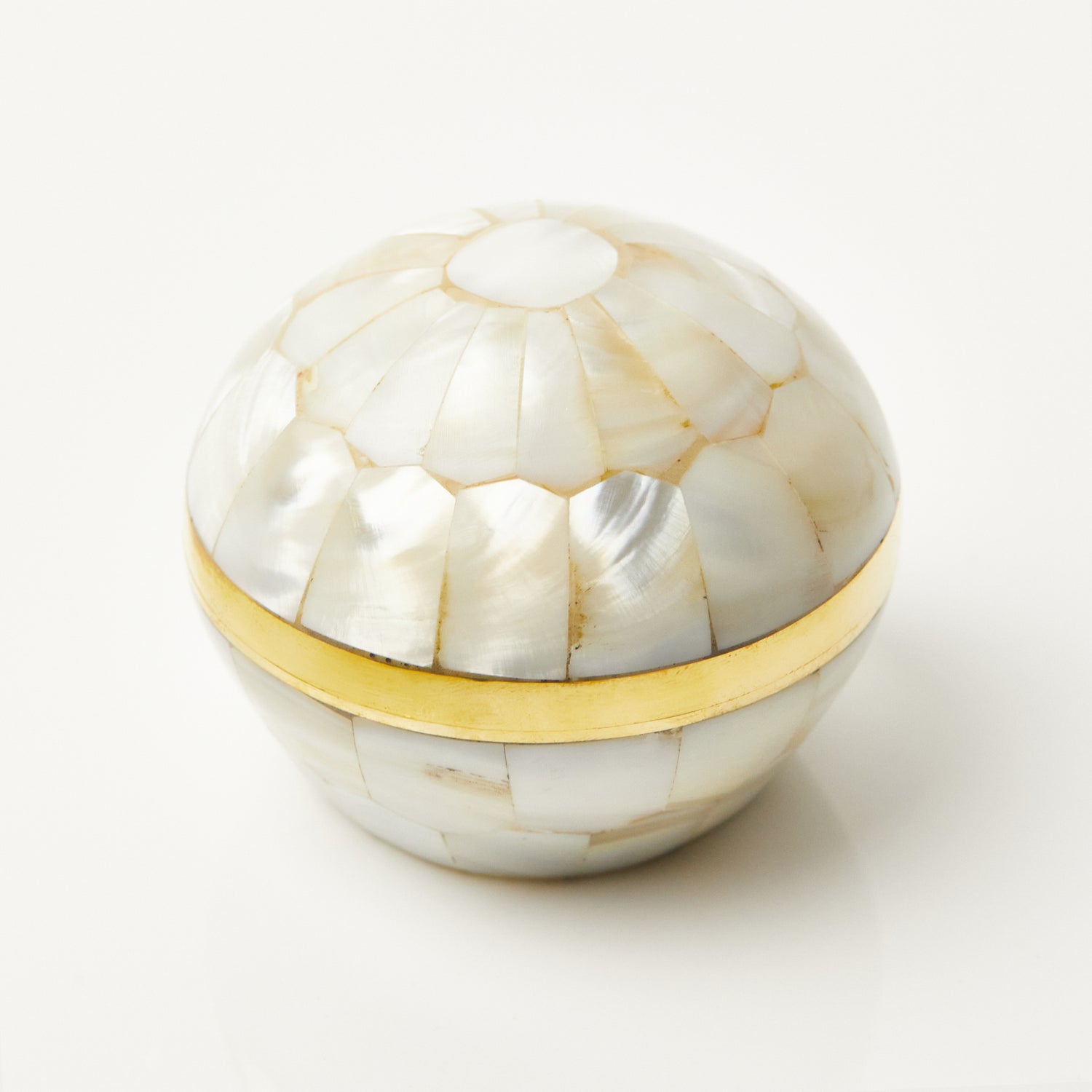 Medium Mother Of Pearl Trinket Pot - Lifestyle - Carrie Elizabeth