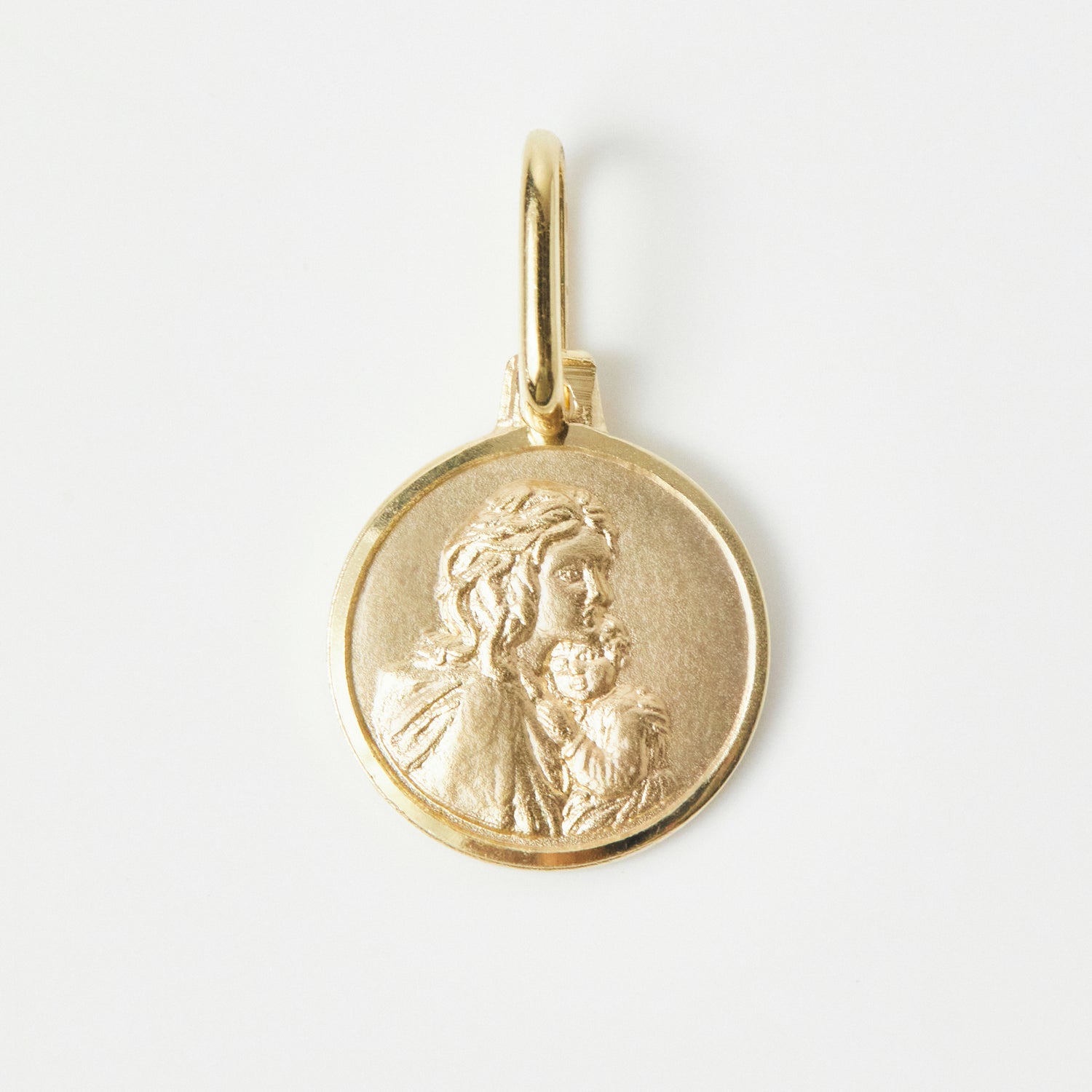 Mother With Child Pendant in 9k Solid Gold - Necklace - Carrie Elizabeth