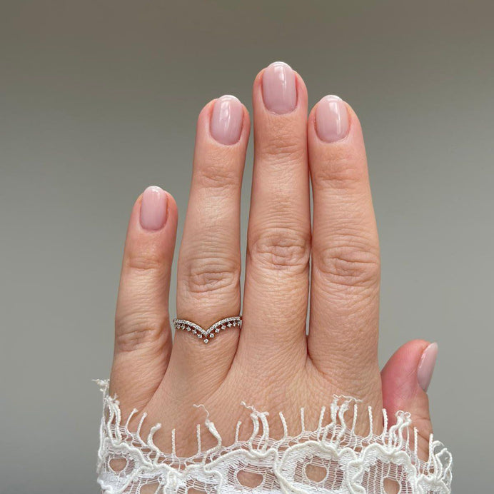 Tiara Diamond Band In 14k Solid Yellow Gold - Ring - Carrie Elizabeth