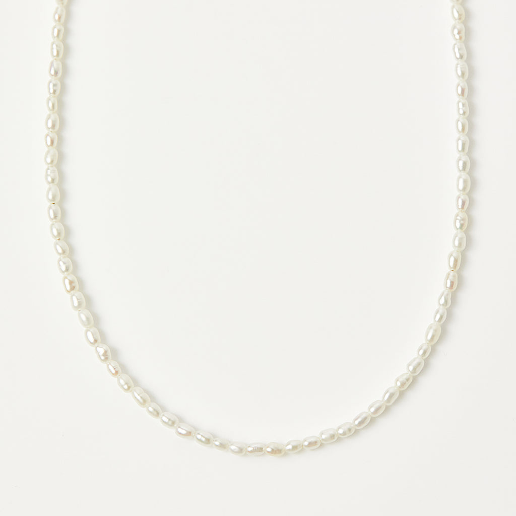 Rice Pearl Beaded Necklace – Carrie Elizabeth