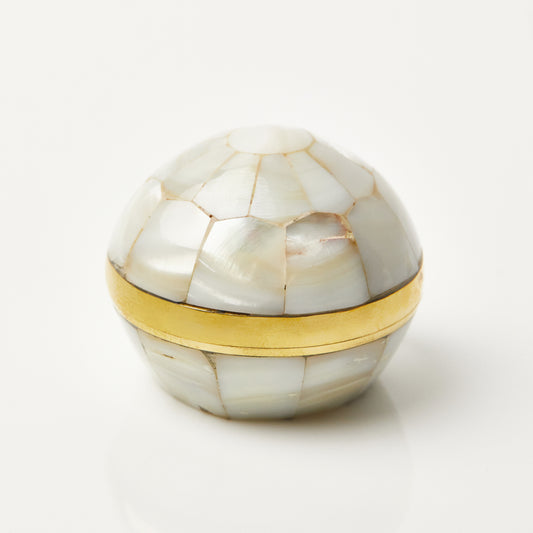 Small Mother Of Pearl Trinket Pot - Lifestyle - Carrie Elizabeth