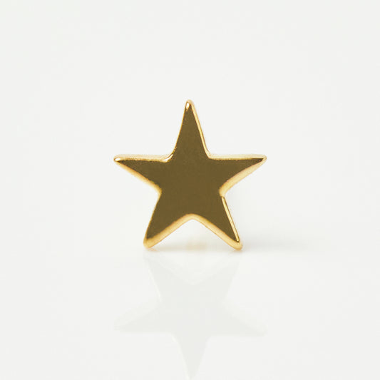Star Earring In 9k Solid Gold - Earrings - Carrie Elizabeth