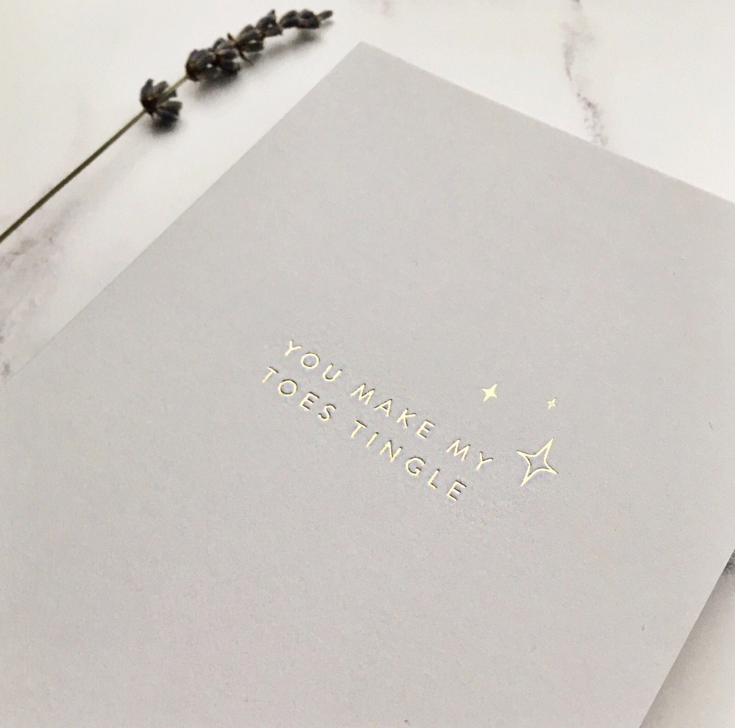 Carrie Elizabeth "You Make My Toes Tingle" Card  Bridesmaid, gift-card, Gifting, under-80